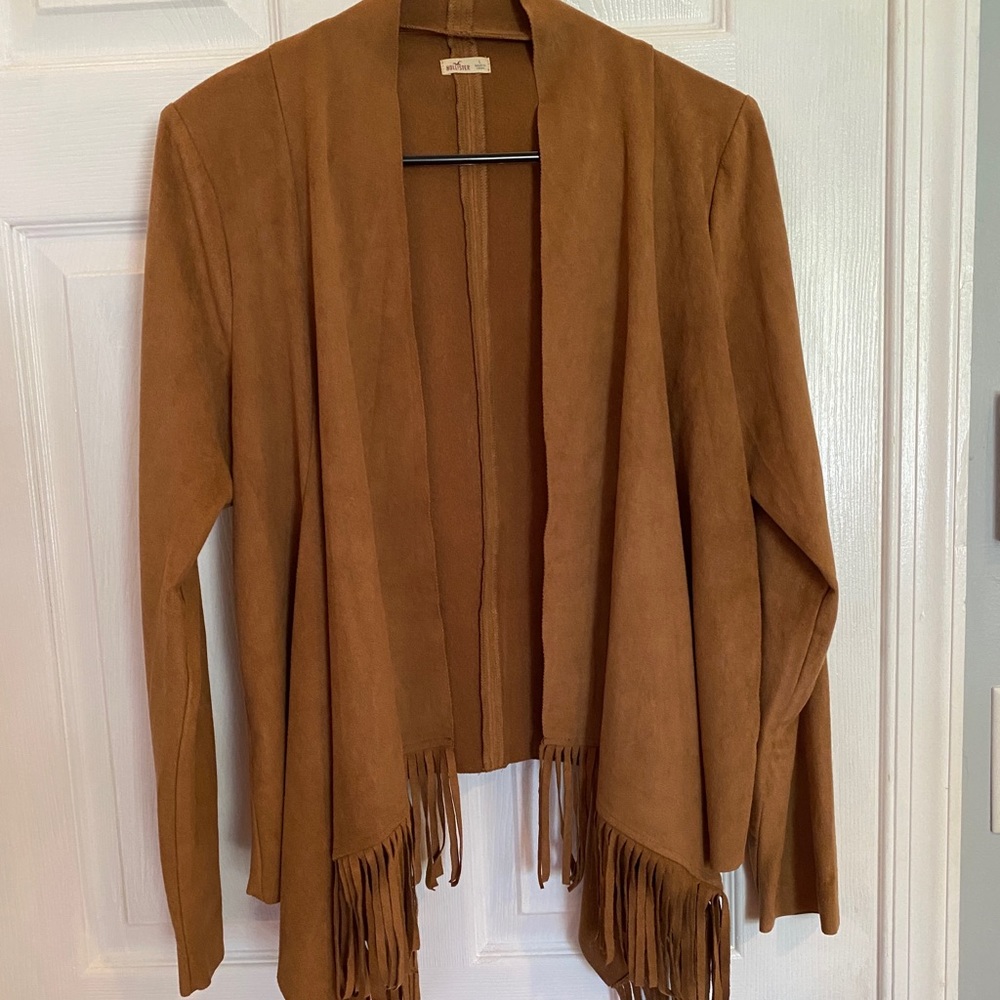 Suede Fringe Hollister Jacket